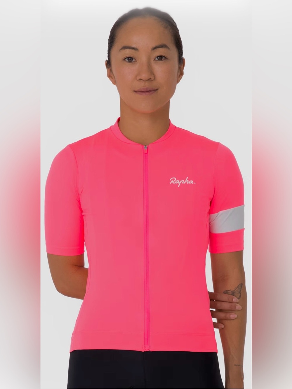 BNWT Rapha Women’s Core Cycling Jersey full zip Size S Short Sleeve